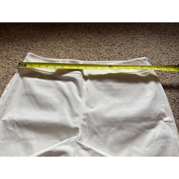 Talbots Chatham Ankle Pants White Dress Pants Womens 12 Classic Career Office - Picture 4 of 6